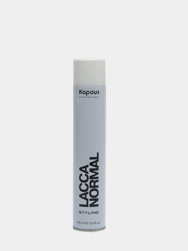 Лак профессиональный для волос нормальной фиксации KAPOUS 500 мл, Капус