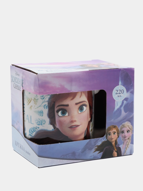 Кружка в подарочной упаковке 220 мл "Frozen II" (Холодное сердце 2) Дизайн 3, фарфор