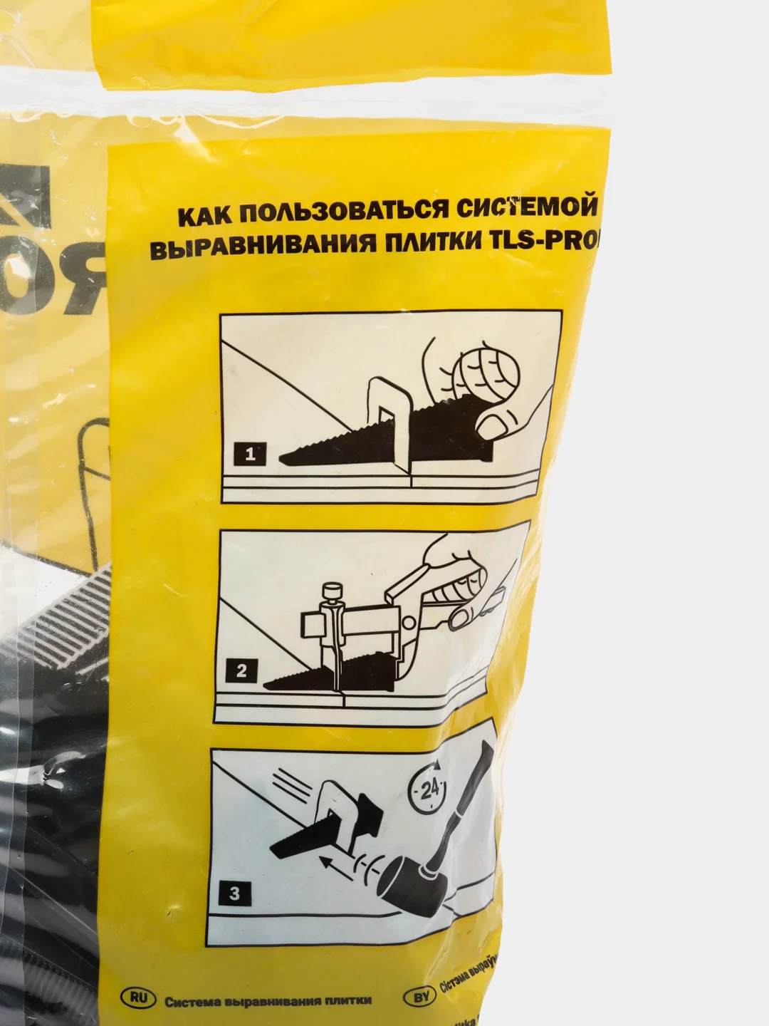 Клин TLS-Profi 100 шт свп, система выравнивания плитки, 3Д крестики
