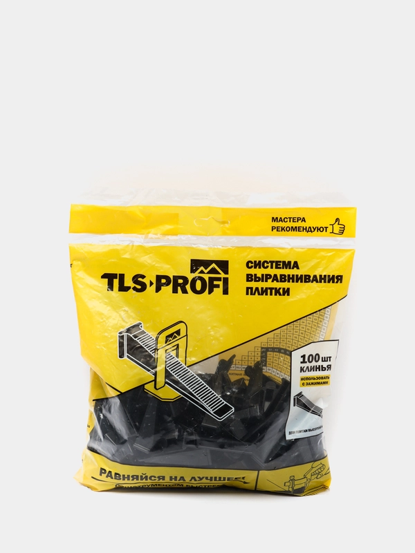 Клин TLS-Profi 100 шт свп, система выравнивания плитки, 3Д крестики