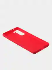 Красный чехол для Samsung S21 Plus цветной матовый