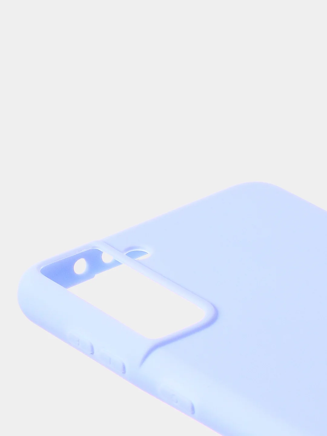 Светло-синий чехол для Samsung S21 Plus цветной матовый