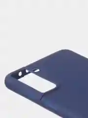 Темно-синий чехол для Samsung S21 Plus цветной матовый