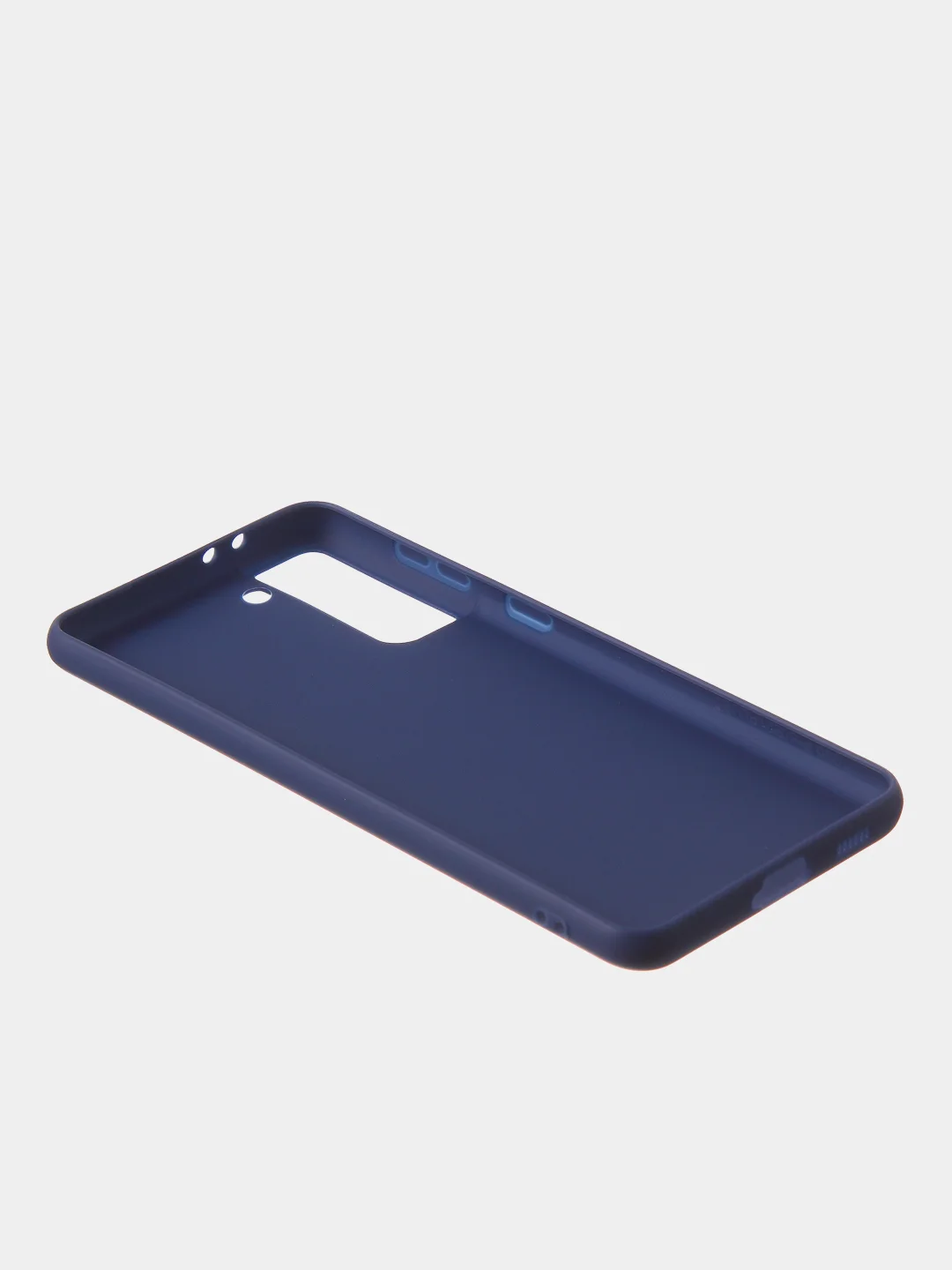 Темно-синий чехол для Samsung S21 Plus цветной матовый