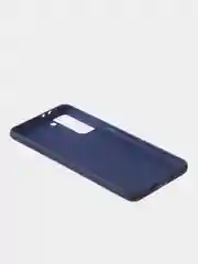 Темно-синий чехол для Samsung S21 Plus цветной матовый