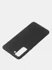 Черный чехол для Samsung S21 Plus цветной матовый