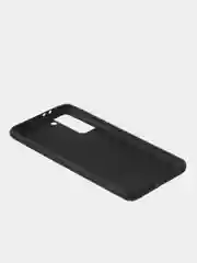 Черный чехол для Samsung S21 Plus цветной матовый