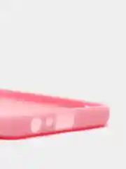 Розовый чехол для Realme C21 силиконовый матовый
