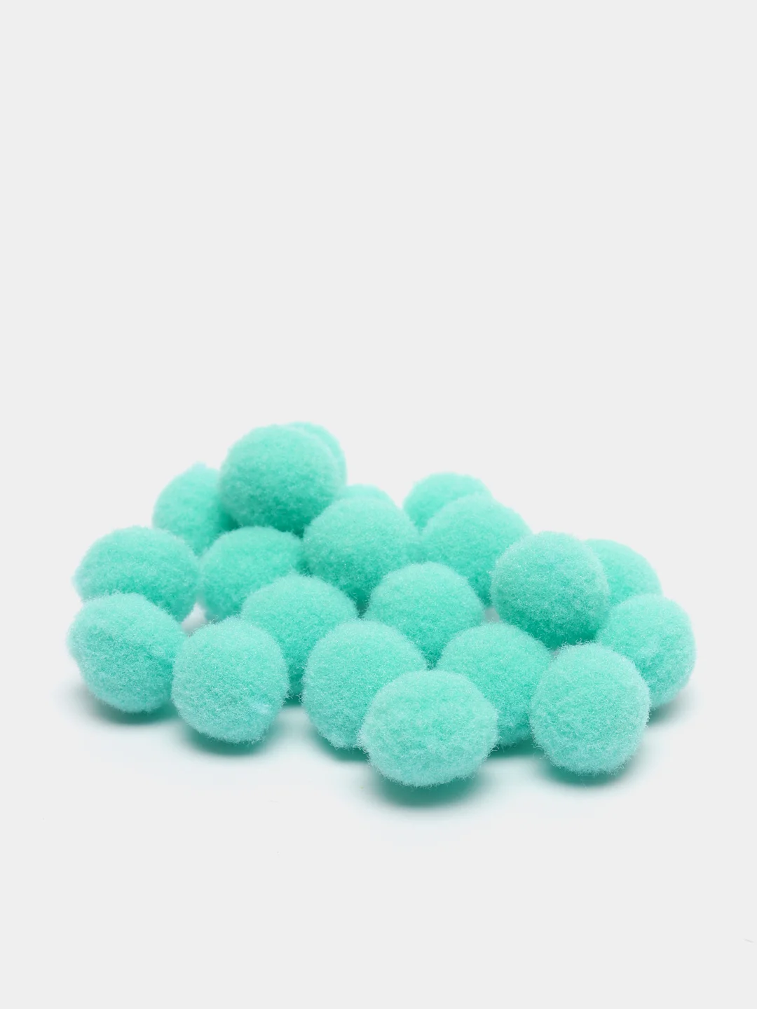 Бирюзовый помпоны Premium 1 см (20 шт)