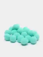 Бирюзовый помпоны Premium 1 см (20 шт)