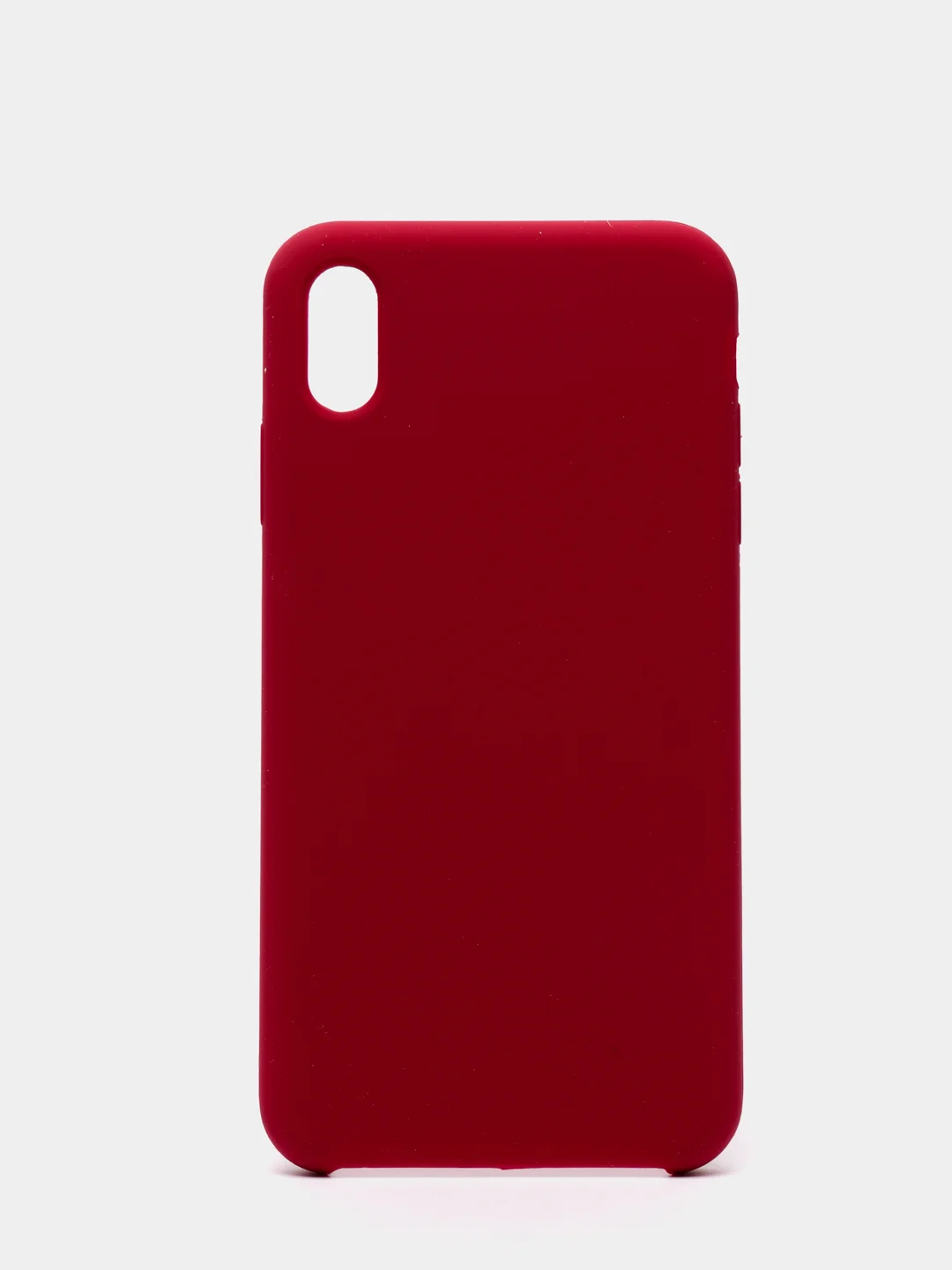 Багровый чехол Silicone Case силиконовый с микрофиброй IPhone 5/5s/SE 6/6s 7/8 7+/8+ X/XS / 11 / 12