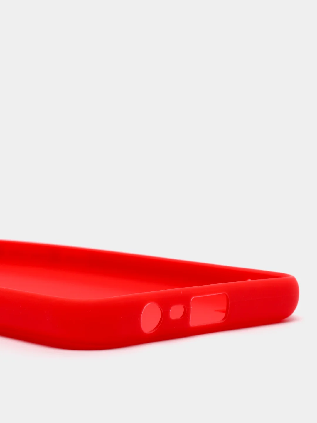 Красный чехол для Realme C21 силиконовый матовый