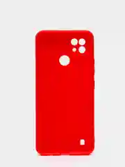 Красный чехол для Realme C21 силиконовый матовый