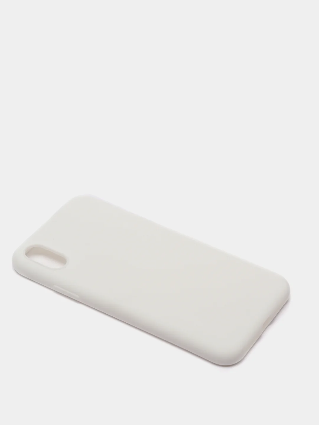 Белый чехол для Apple iPhone X / XS силиконовый, 14 цветов