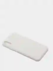 Белый чехол для Apple iPhone X / XS силиконовый, 14 цветов