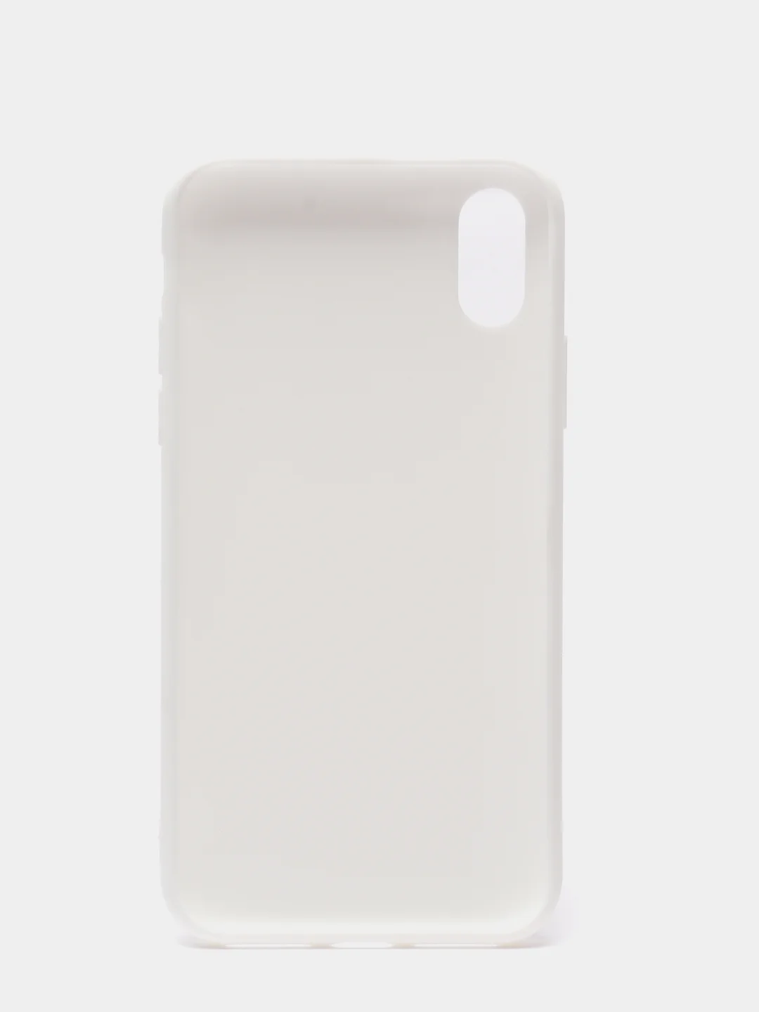 Белый чехол для Apple iPhone X / XS силиконовый, 14 цветов