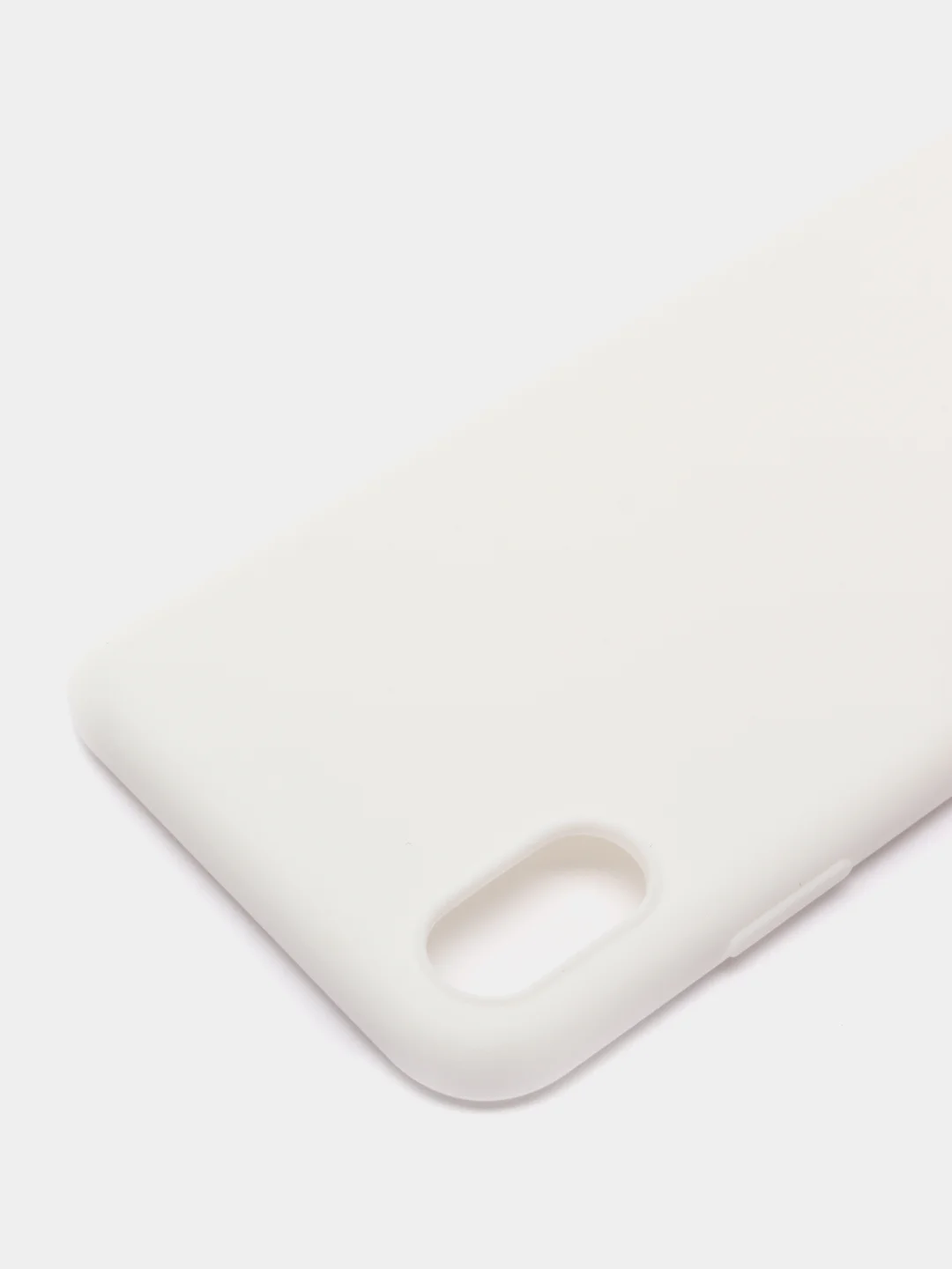 Белый чехол для Apple iPhone X / XS силиконовый, 14 цветов