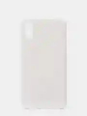 Белый чехол для Apple iPhone X / XS силиконовый, 14 цветов
