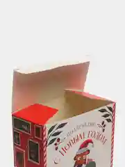 Алый коробка складная Новый год, 16 х 23 х 7.5 см