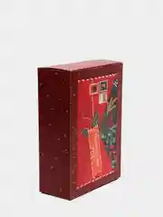 Красный коробка складная "Новый год", 16 х 23 х 7.5 см