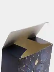 Синий коробка складная "Новый год", 16 х 23 х 7.5 см