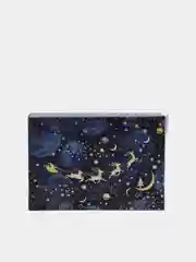 Синий коробка складная "Новый год", 16 х 23 х 7.5 см