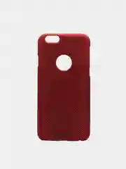 Тёмно-бордовый чехол-накладка iPhone 6 / 6s пластиковый с рисунком