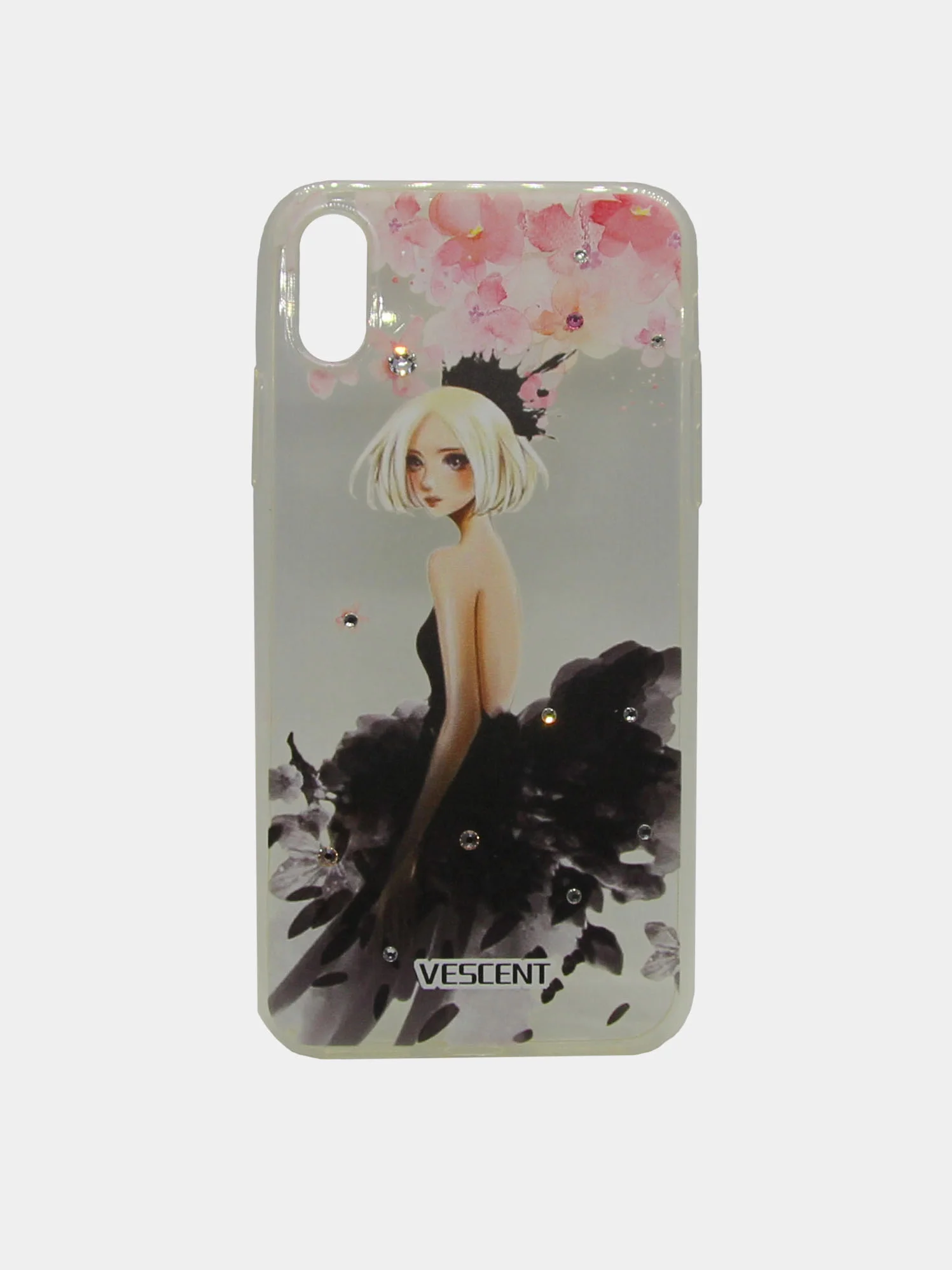 Алый чехол на iPhone X / XS