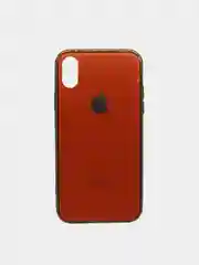 Багровый чехол на iPhone X / XS