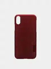 Бордовый чехол на iPhone X / XS
