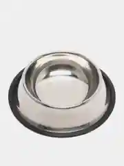 Миска из нержавеющей стали для кошек и собак. Для корма и воды. С нескользящим основанием