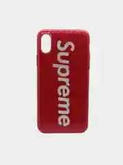 Вишнёвый чехол на iPhone X / XS