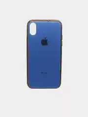 Голубой чехол на iPhone X / XS