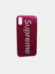 Тёмно-розовый чехол на iPhone X / XS