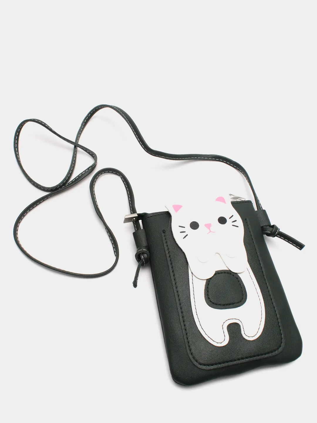 Чехол для сотового телефона из ТПУ + ПК с вышивкой в виде кошки