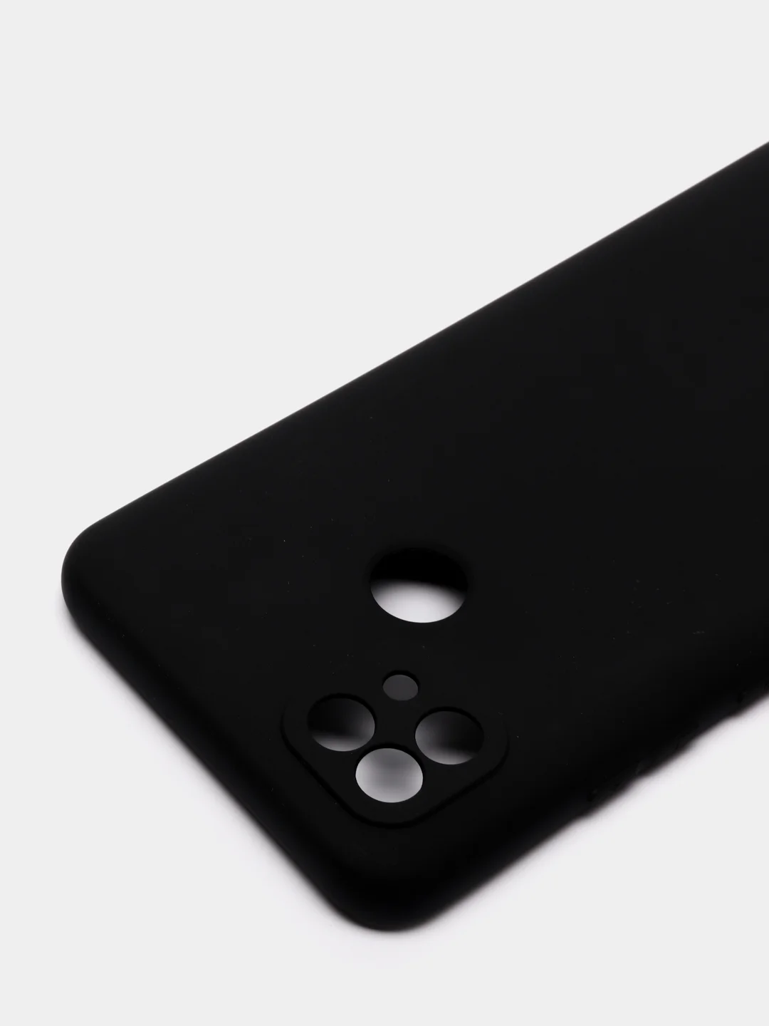 Черный чехол для Realme C21 силиконовый матовый