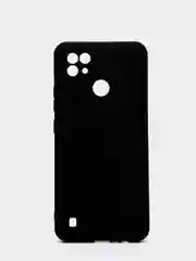 Черный чехол для Realme C21 силиконовый матовый