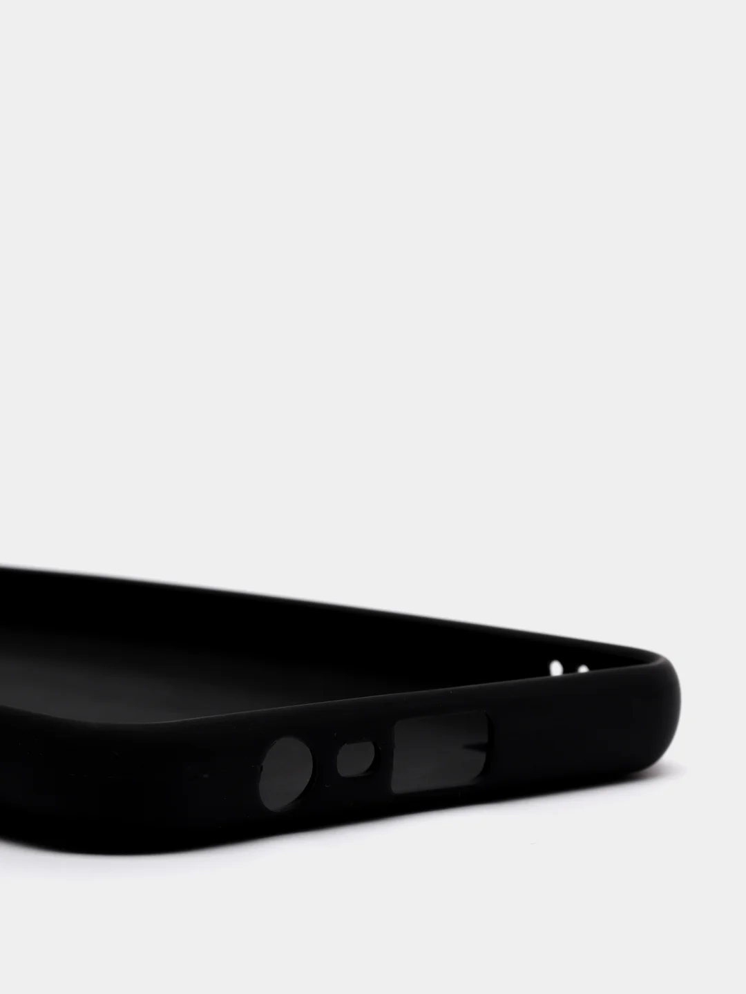 Черный чехол для Realme C21 силиконовый матовый
