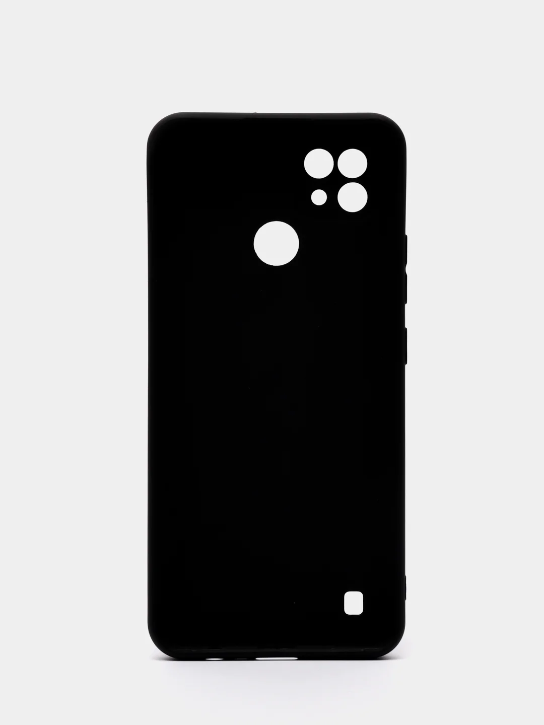 Черный чехол для Realme C21 силиконовый матовый