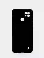 Черный чехол для Realme C21 силиконовый матовый