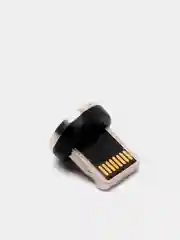 Белый магнитный кабель microUSB, type-C, Lightning