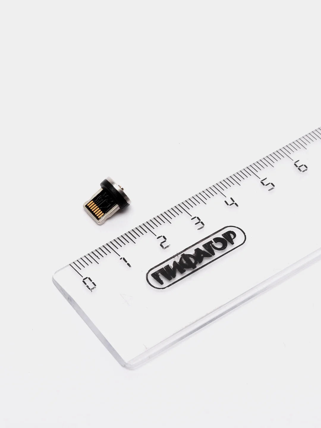 Белый магнитный кабель microUSB, type-C, Lightning