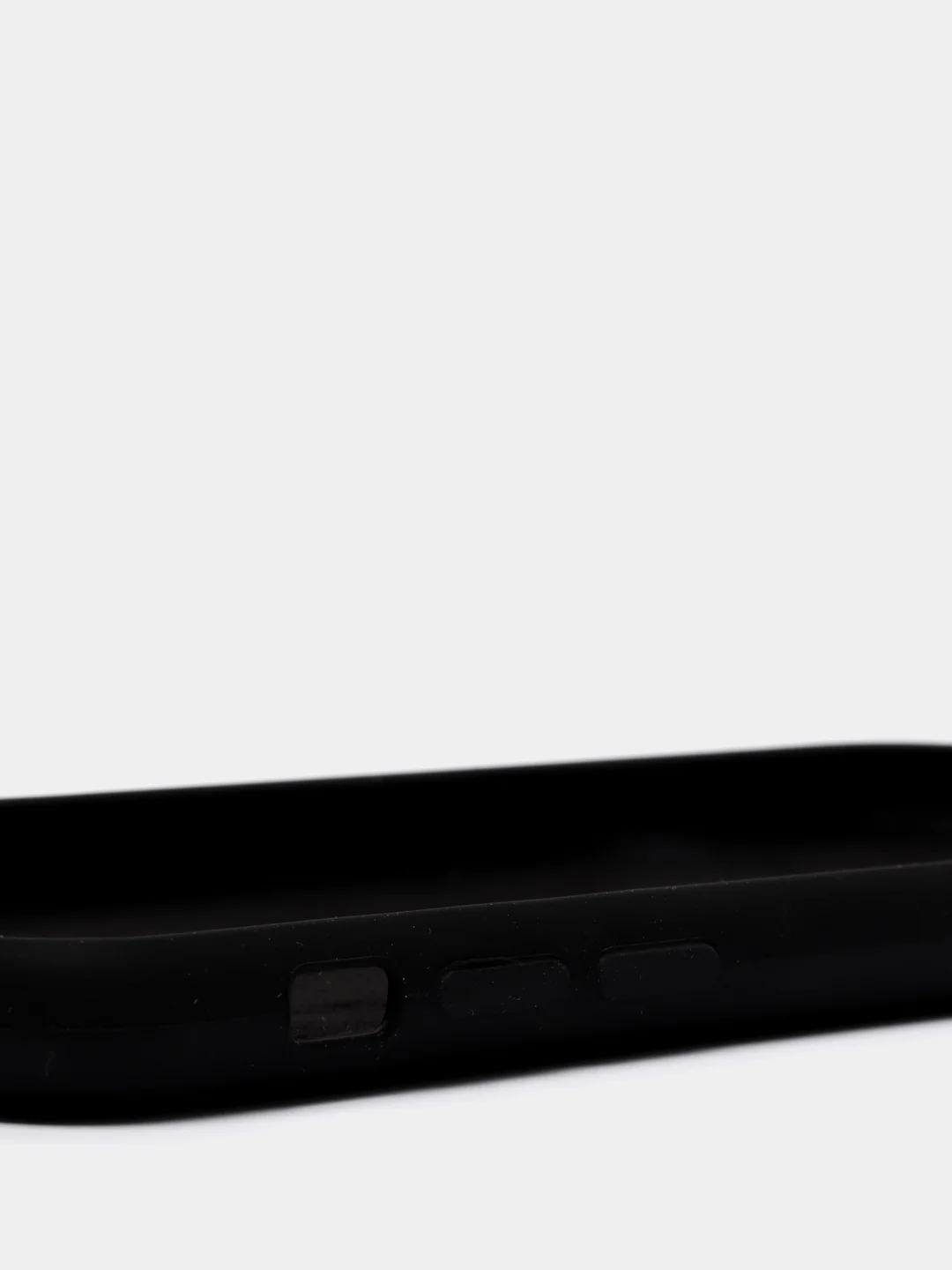 Черный чехол Silicone Case силиконовый с микрофиброй IPhone 5/5s/SE 6/6s 7/8 7+/8+ X/XS / 11 / 12