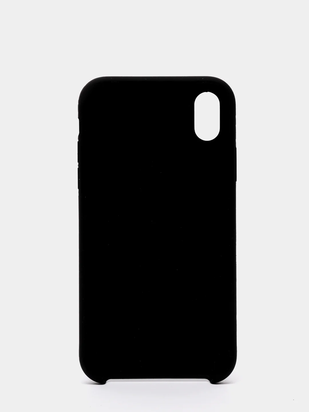 Черный чехол Silicone Case силиконовый с микрофиброй IPhone 5/5s/SE 6/6s 7/8 7+/8+ X/XS / 11 / 12