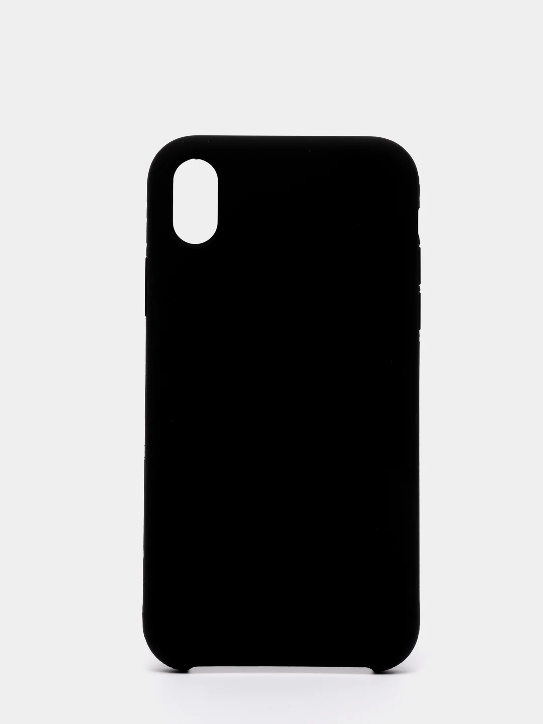 Черный чехол Silicone Case силиконовый с микрофиброй IPhone 5/5s/SE 6/6s 7/8 7+/8+ X/XS / 11 / 12