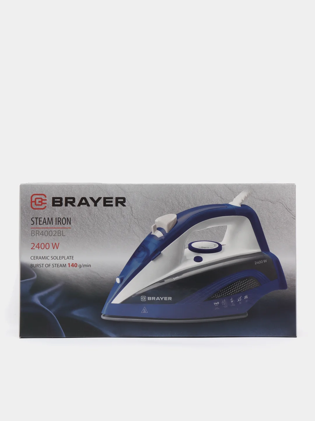 Паровой утюг BRAYER BR4002BL, 2400 Вт