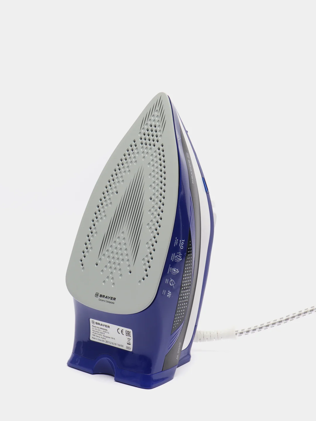 Паровой утюг BRAYER BR4002BL, 2400 Вт