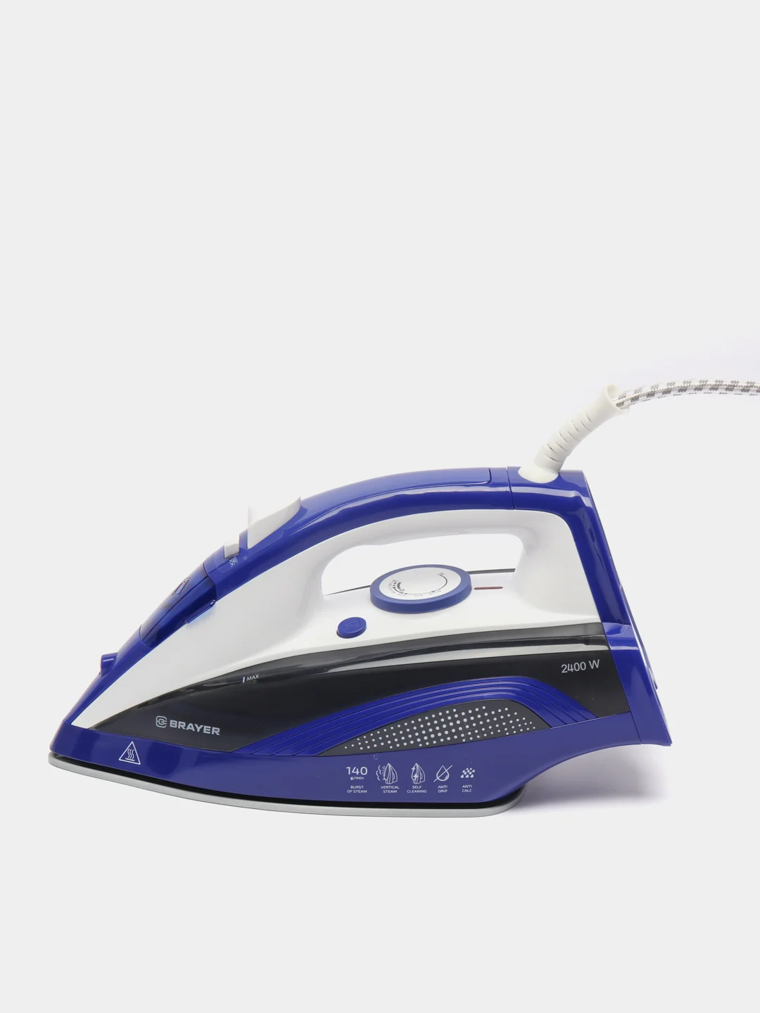 Паровой утюг BRAYER BR4002BL, 2400 Вт