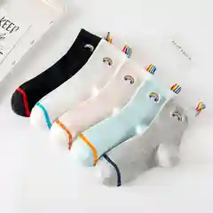 Носки женские с радугой