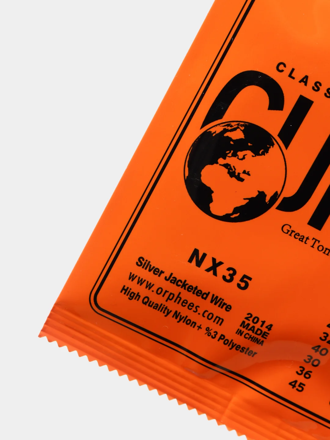 Лайм нейлоновые струны Orphee NX35/NX36